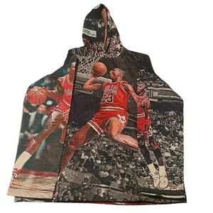 Tapestry Michael Jordan 23 Hoodie Size Small New Chicago Bulls Air Dunk